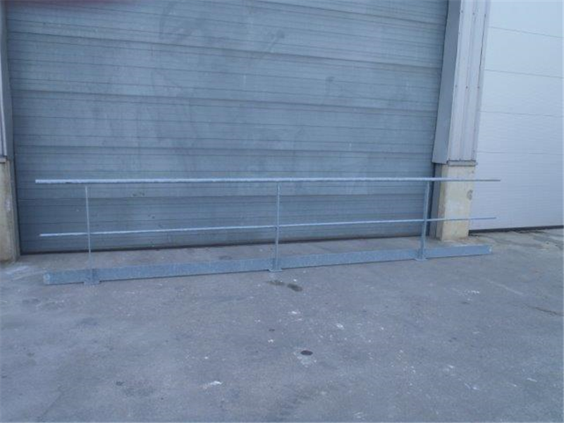 Garde corps en galva, longeur totale 32020 mm